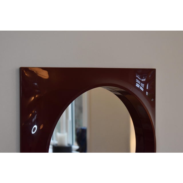 Bring a slice of authentic 1970s Scandinavian space age into your home with this Quadrat mirror. By the swedish...