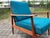 Mid-Century Petrol and Teak Easy Chair from Wilhelm Knoll Antimott, 1965 For Sale - Image 13 of 18