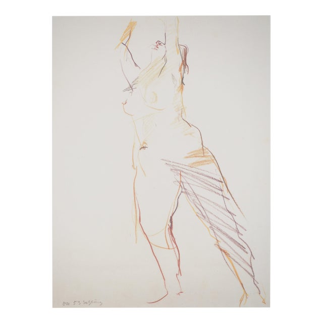 Oskar Kokoschka, Prayer, Lithograph For Sale