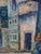 Mid 20th Century German Impressionist Alley Scene Oil Painting by Otto Pippel For Sale - Image 4 of 6