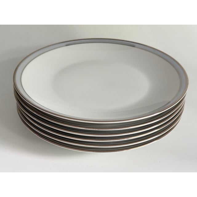 Ceramic Breakfast Plate Service by Hans-Theodor Baumann for Rosenthal, Germany, 1970, Set of 6 For Sale - Image 7 of 7
