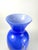 Make a striking statement with this beautiful **Vintage Murano Style Blue Millefiori Italian Art Glass Large Vase**....