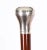 Antique Silver and Snakewood Watch Opera Cane, 1800s For Sale - Image 10 of 17