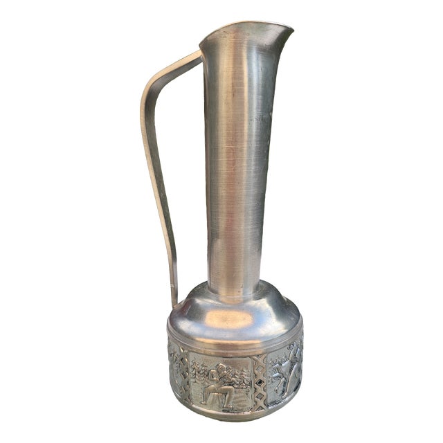 Pewter Vase from ITB Norway, 1970s For Sale