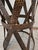 Mid Century Modern X Design Hand Hammered Side Table For Sale In Boston - Image 6 of 9
