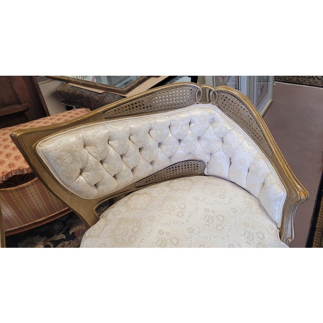 1950s Pair Hollywood Regency 1950s Matched Pair of Leaf Chairs For Sale - Image 5 of 12