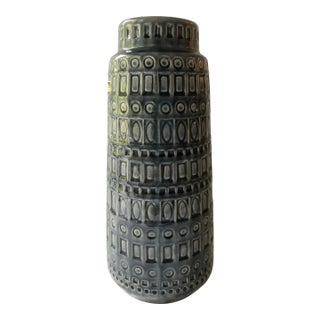 Mid-Century West German Scheurich Keramik Glazed Vase For Sale