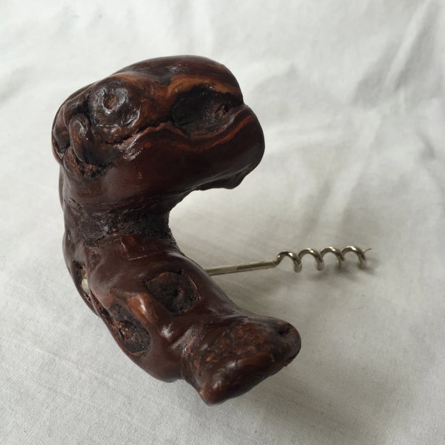 Add some interest to your bar with this vintage grapevine corkscrew with a twisted, knotted shape and glossy finish. It's...