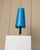 Black Vintage Blue Table Lamp, 1980s For Sale - Image 8 of 11