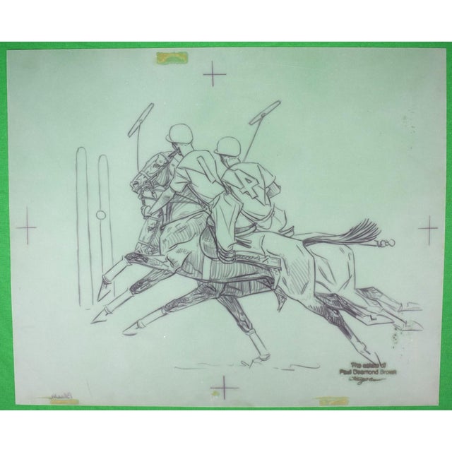 Art Sz: 9 7/8"H x 12"W Provenance: The Estate of Paul Desmond Brown