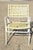 Mid-Century Modern Mid 20th Century Medallion Aluminum Yellow Woven Vinyl Strap Patio Pool Lounge Chair For Sale - Image 3 of 10