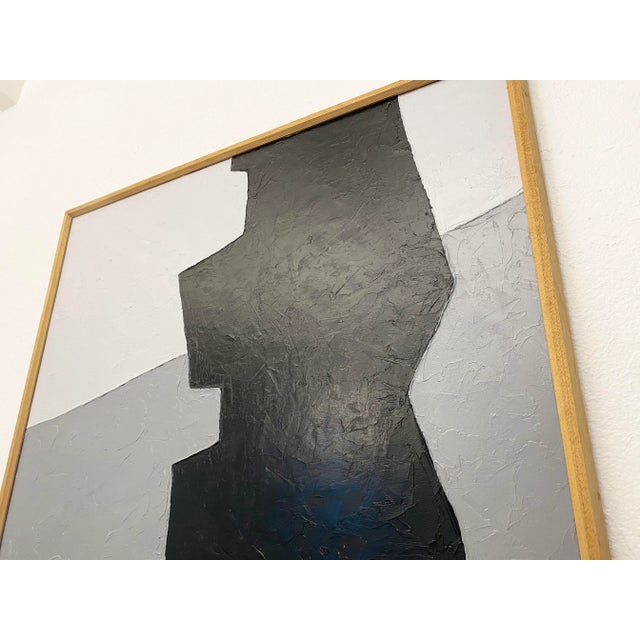 Original Abstract Oil Painting 'Monolith II' by Jeffery Stuart For Sale - Image 10 of 11