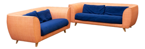 Set of Bon Ton Sofas by Giuseppe Viganò for Pierantonio Bonacina, 1990s