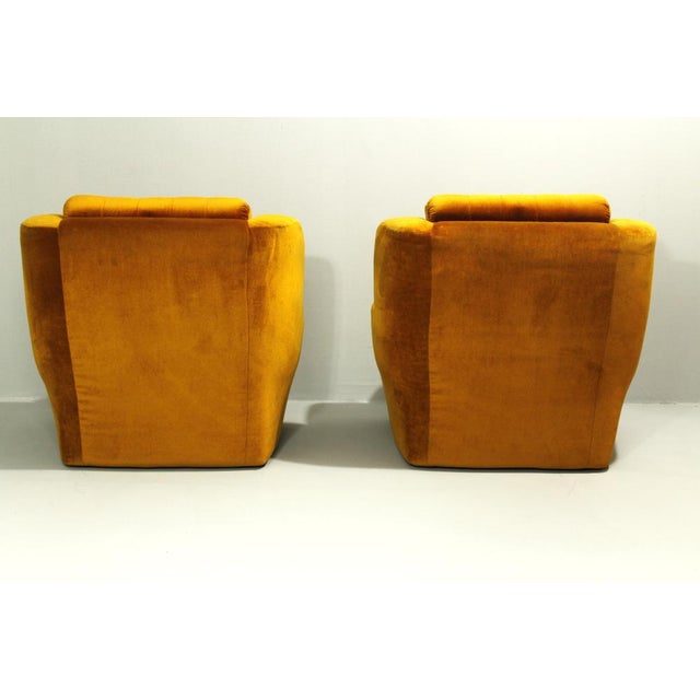 Textile Vintage Armchairs from Jitona, 1980s, Set of 2 For Sale - Image 7 of 11