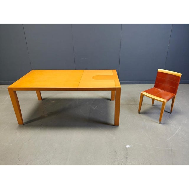 Extendable Dining Table attributed to Chi Wing Lo for Giorgetti, Italy, 1990 For Sale - Image 11 of 17