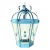 Vintage Style Solid Brass Verdigris Hanging Lantern - Restored & Rewired For Sale