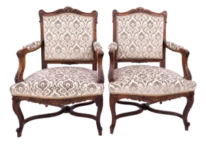 Set of Antique French Chairs, 1890s