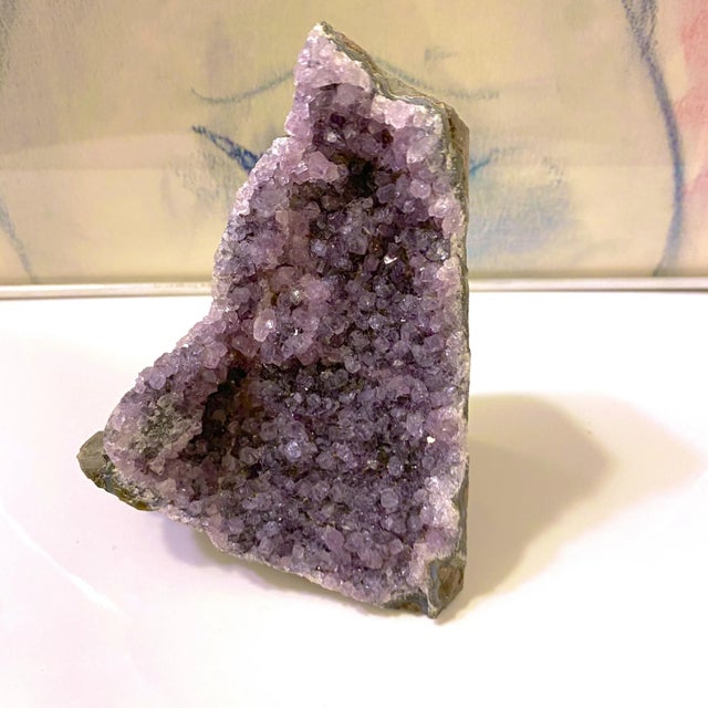 Rough Cut Amethyst Geode Tower For Sale - Image 11 of 12