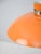 Metal Scandinavian Pendant Lamp in Orange Plastic, 1960s For Sale - Image 7 of 9