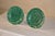 Pair of 19th Century Majolica Leaf Plates From England For Sale - Image 4 of 11