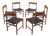 Dining Chairs in Oak from Meubelatelier Vanda, 1960s, Set of 6 For Sale