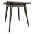 Rustic European (4) Brutalist Oak Chairs Chalet-Style (After Puydt) + Steel Tolix Game Table, Set of 5 Pieces For Sale - Image 3 of 12