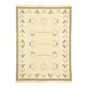Vintage Swedish Kilim Rollakan Rug - 05'08 x 07'07