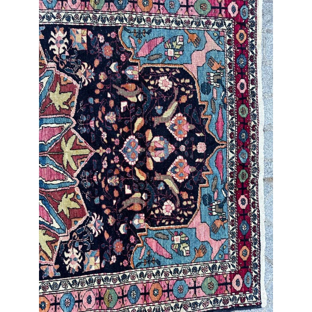 Antique Najaf Abad Rug, 1890s For Sale - Image 17 of 18
