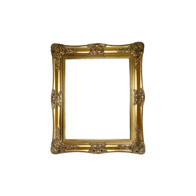 Mid20th Century Ornate Gold Gilt Wood Frame Chairish