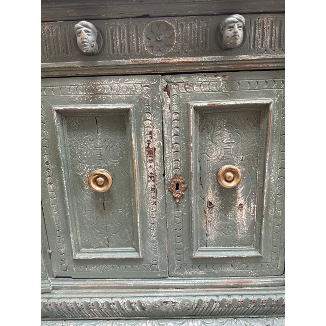 Small 17th Century Italian Renaissance Cabinet For Sale - Image 9 of 11