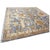 Early 21st Century Indian Sultanabad Silk 6x6 Blue, Orange & Ivory Handmade Square Area Rugs #1143145 For Sale - Image 5 of 14