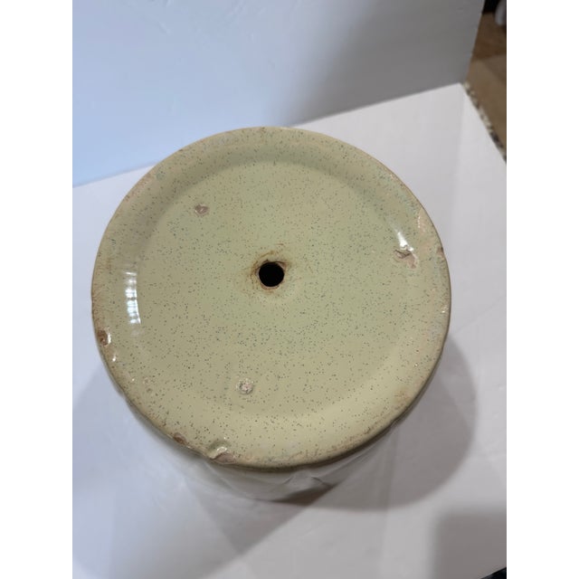 1950s 1950s Bauer Speckled Mint Green #10 Pinnacle Mid Century Modern Planter For Sale - Image 5 of 6