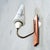 Danish Modern Teak and White Opaline Glass Wall Sconce, 1960s For Sale - Image 4 of 12