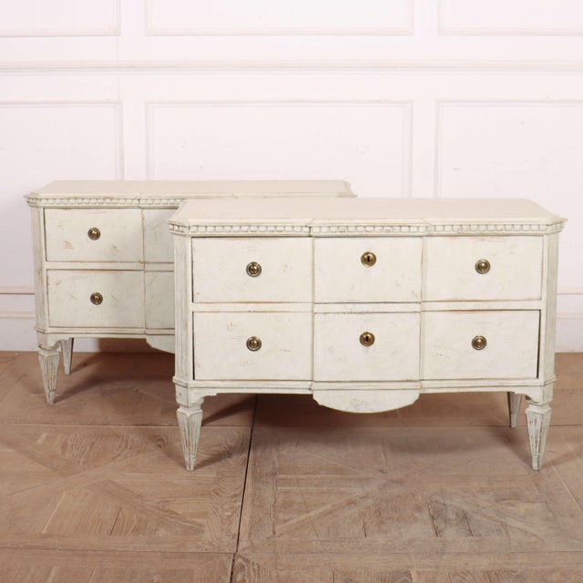 Swedish Breakfront Commodes, Set of 2 For Sale - Image 12 of 12