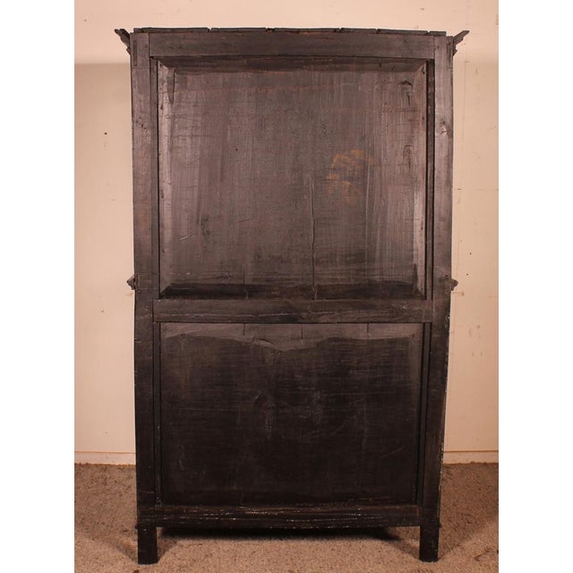 Wood 19th Century Cherrywood Secretary in the style of Louis XVI For Sale - Image 7 of 12