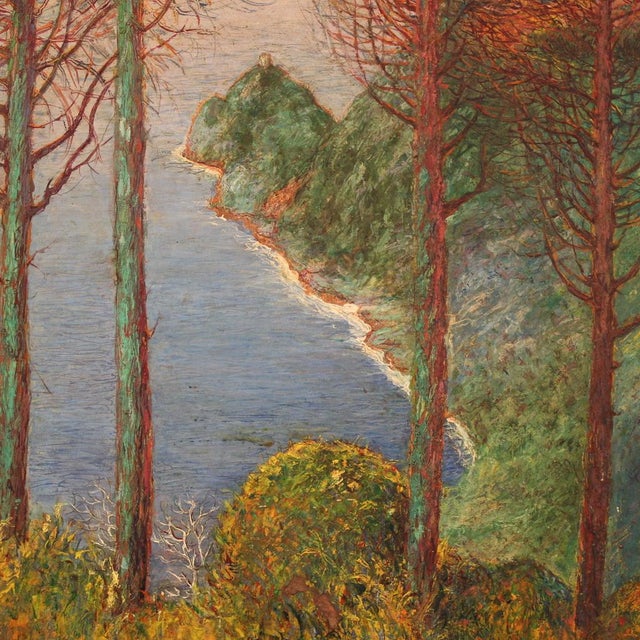 Italian Artist, Landscape, 1950, Oil Painting, Framed For Sale - Image 6 of 15