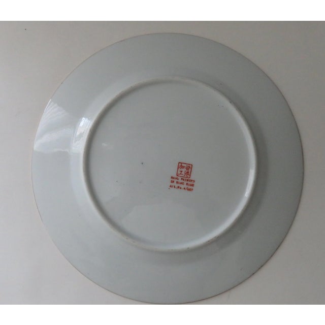 Japanese Porcelain Dish Decorated in Hong Kong Rose Medallion Vintage Excellent to mint condition. Vintage plate was...