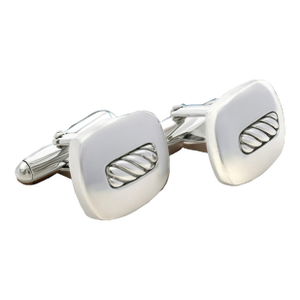 1990s David Yurman Authentic Estate Cufflinks Silver, A Pair