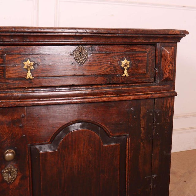 English Oak Dresser Base For Sale - Image 6 of 13