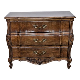 1980s Vintage Louis XV Style Wooden Dresser by White Furniture Co For Sale