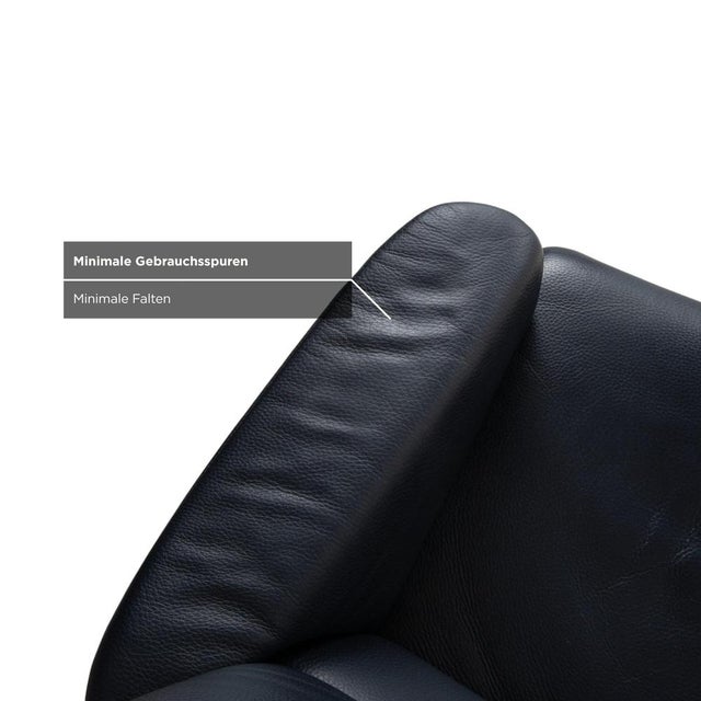 Set of City Armchair and Ottoman in Leather from Erpo For Sale - Image 14 of 18