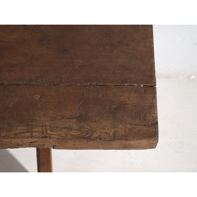 Antique Rustic Wood Table, 1900 For Sale - Image 13 of 14