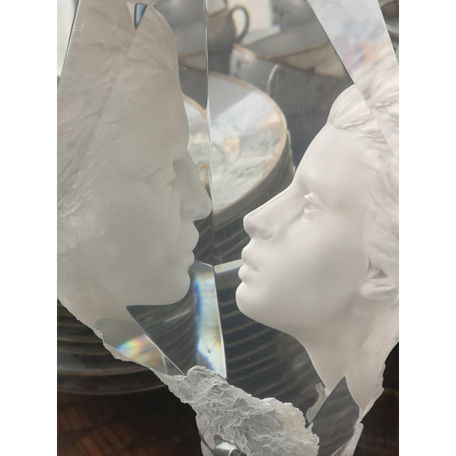 Plastic Wilkinson, Romantic Couple Statue, 1990s, Acrylic For Sale - Image 7 of 15