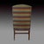 Vintage Wingback Armchair With Custom Hamilton Upholstery For Sale - Image 11 of 12