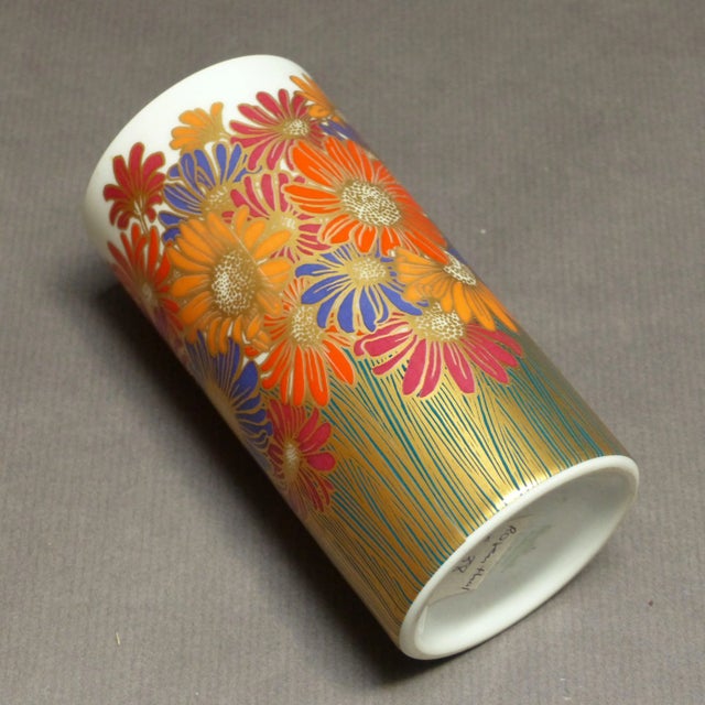 Mid-Century Modern Porcelain Vase by Rosamunde Nairac for Rosenthal Studio Line, 1980s For Sale - Image 3 of 9