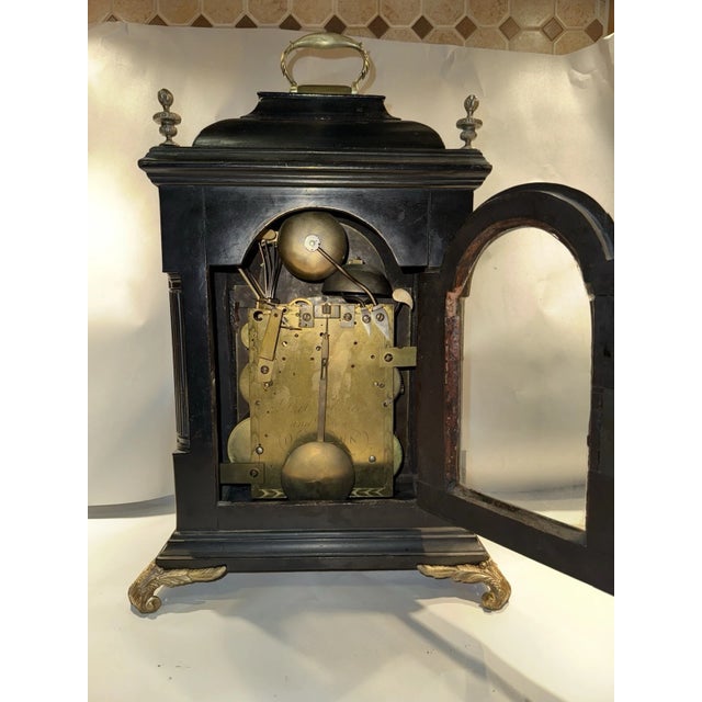 18th Century 18th Century Irish Triple Fusee Georgian Musical Bracket Clock For Sale - Image 5 of 13