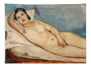 Donato Frisia, Nude of Woman, 1930, Oil on Canvas