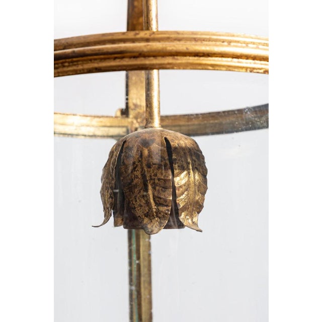 Antique Italian Gilt Toleware Lantern, 1890s For Sale - Image 4 of 6