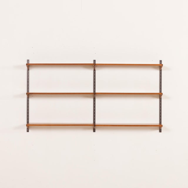 Vintage Teak Shelving Unit by Kai Kristiansen for FM Mobler, 1960s For Sale - Image 4 of 12