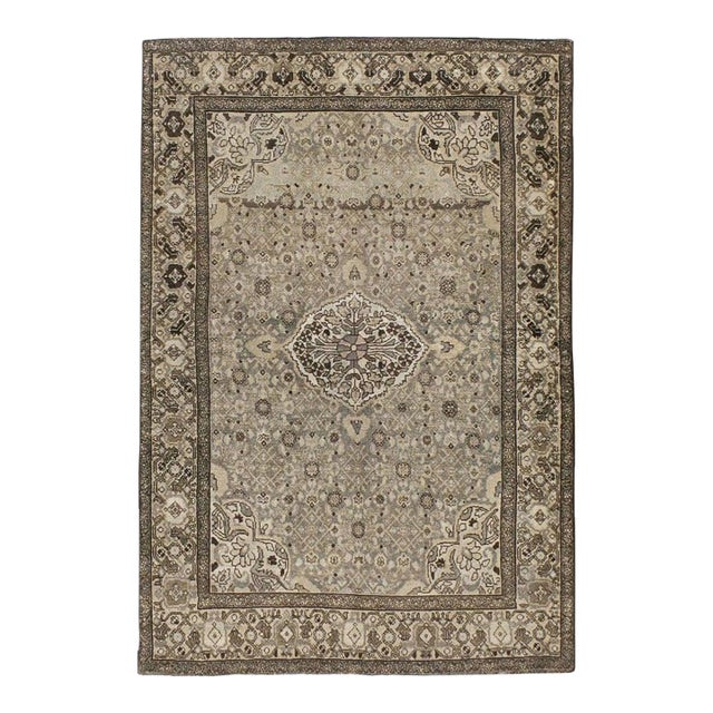 Galerie Shabab Collection Mid-20th Century Handmade Persian Malayer Accent Rug For Sale